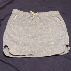 Linen Skirt w/ Pockets